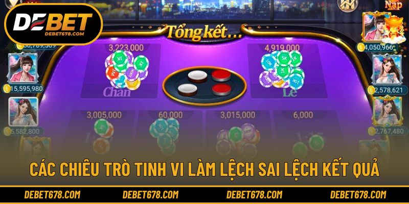 Các chiêu trò tinh vi làm lệch sai lệch kết quả