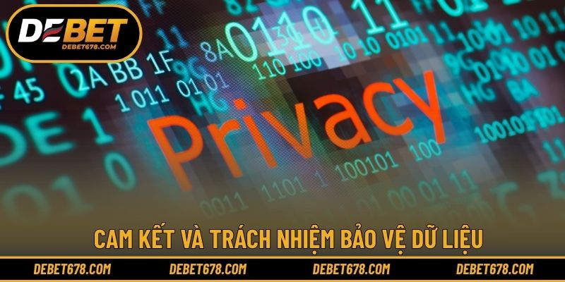 Cam kết và trách nhiệm bảo vệ dữ liệu