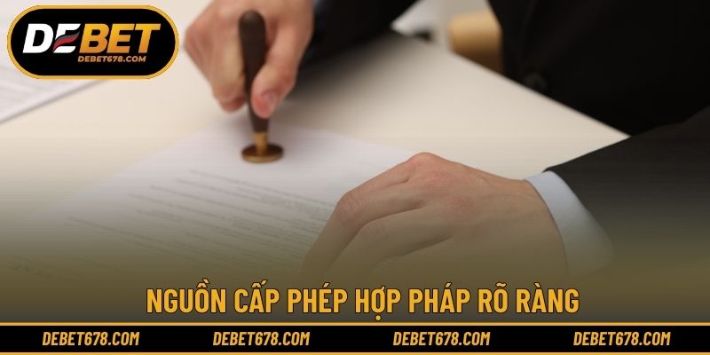 Nguồn cấp phép hợp pháp rõ ràng