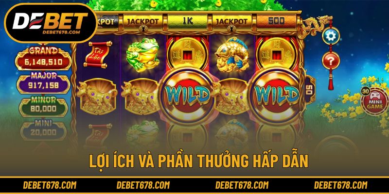 Ưu điểm và phần thưởng nổi bật trong nổ hũ thành phố vàng