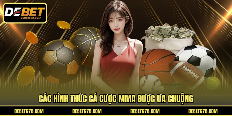Các hình thức cá cược MMA được ưa chuộng
